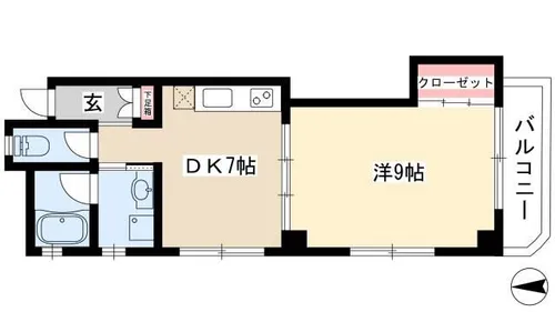 NKビル野田【302号室】の間取り