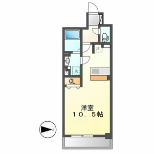 カーサ・グランデ葵【4階】の間取り