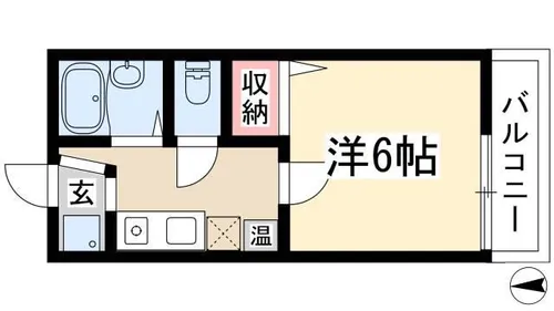 リヴィン361【2階】の間取り