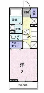 シャロルエヌ【1階】の間取り