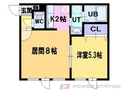 カーサアランシアⅡ【2階】の間取り