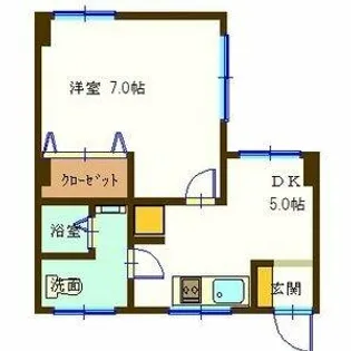 スタービル【6階】の間取り