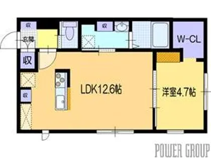 マレッセ・マローネ【2階】の間取り