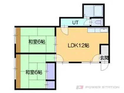 サンハイムオタモイ【2階】の間取り