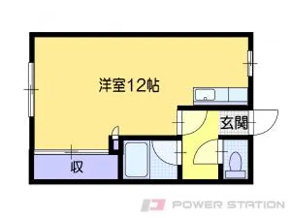 シルバニアコート緑【3階】の間取り