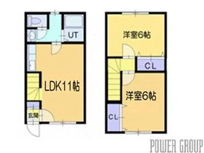 クリスタルハイムNoⅠ【1階】の間取り