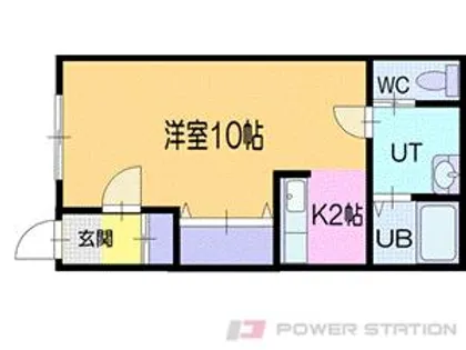 ヤマダビンタン【1階】の間取り