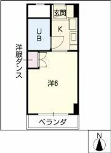 メゾン・ド・デューク【5階】の間取り