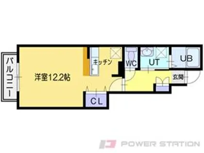 ネオプロムナード【1階】の間取り