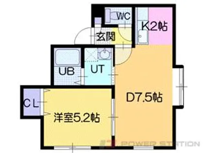 パルテノス【1階】の間取り