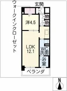 aLATO白壁(旧レジディア白壁)【0703号室】の間取り