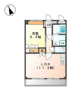 フラワーヒル【2階】の間取り