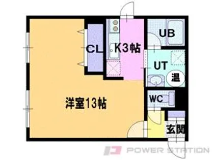 サンシルクパーク【4階】の間取り