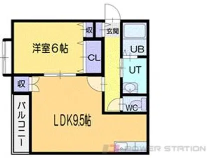 ゴールドマウンテンハイツ【1階】の間取り