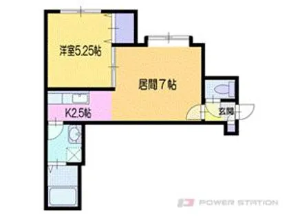 ラ・ベレッツァカーズ【1階】の間取り