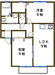 JAサンビレッジ大塚(借上)【1階】の間取り