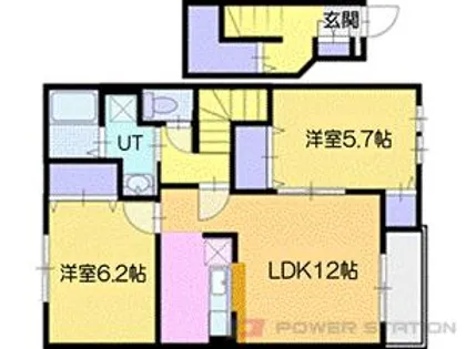 east court(イーストコート)【2階】の間取り