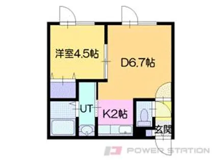 パルム運河【1階】の間取り