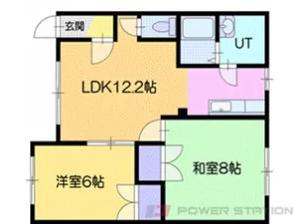 フォレスト【1階】の間取り