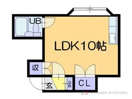 プレステージ長橋【2階】の間取り