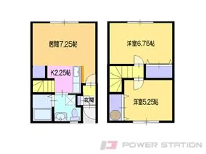 アメニティ長橋A棟【1階】の間取り