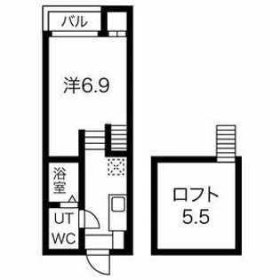 La Mer Bleu【2階】の間取り