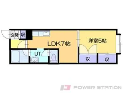 コーポAbe(アベ)【2階】の間取り