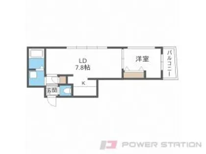 BLAST(ブラスト)稲穂【3階】の間取り