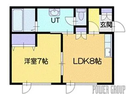 ecoa本町IV【1階】の間取り