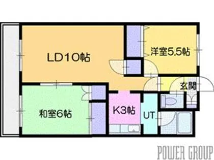 ドミール幸Ⅲ【4階】の間取り