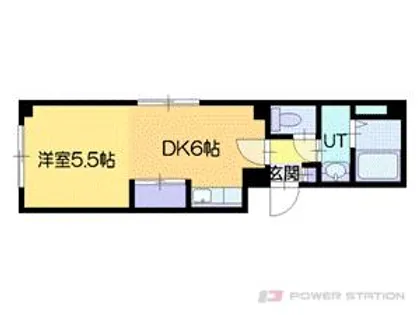 ラ・ブローニュ【1階】の間取り