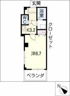 籠田レジデンス【1階】の間取り