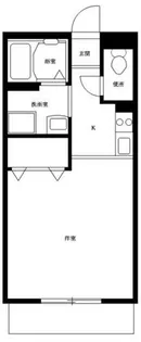 グランドール北八代【203号室】の間取り