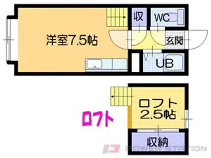 アスティオン243【1階】の間取り
