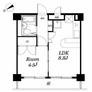カーサノア八事【1階】の間取り