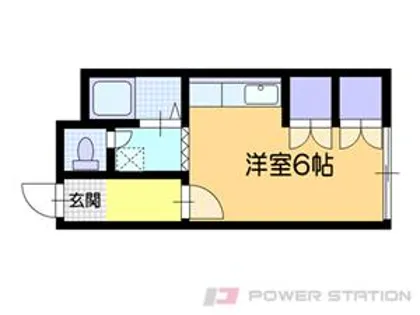 サンヴァレー【1階】の間取り