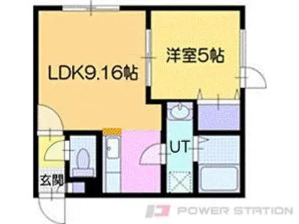 ビーウエストⅢ【2階】の間取り