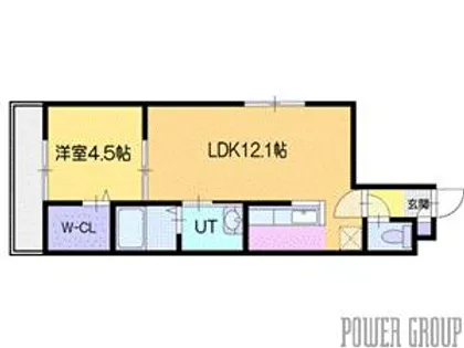 ブリーゼ千歳本町【5階】の間取り