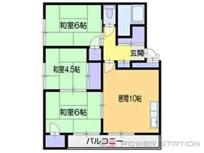 リバティア奥沢【4階】の間取り