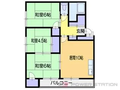リバティア奥沢【4階】の間取り