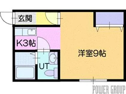 ポプリ末広1丁目A【2階】の間取り