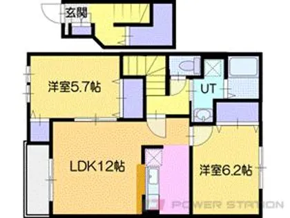 east court(イーストコート)【2階】の間取り