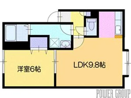 ブルーウィンド【2階】の間取り