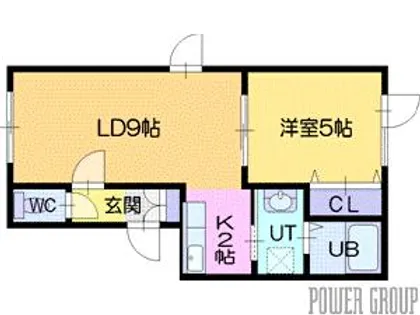 メゾンプリオールⅡ【2階】の間取り