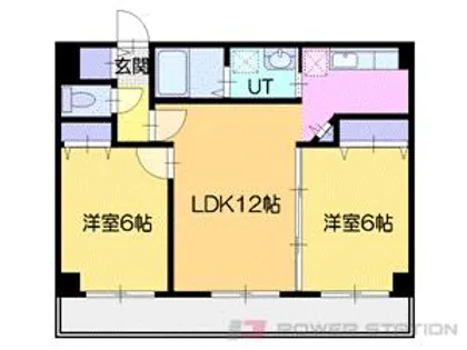 ホークフェザータワー【7階】の間取り