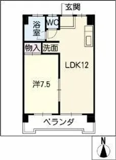 コーポ小池【3階】の間取り
