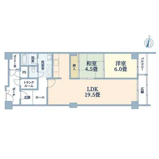 マンハイム鴨川【3階】の間取り