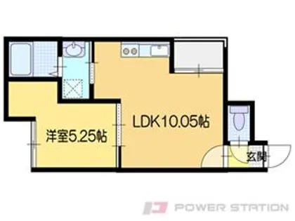 ユーファー水天宮【1階】の間取り