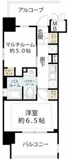 エステムプラザ梅田 中崎町IIIツインマークス ノースレジデンス【6階】の間取り