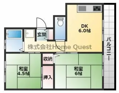 ハイツタカハシ【3階】の間取り